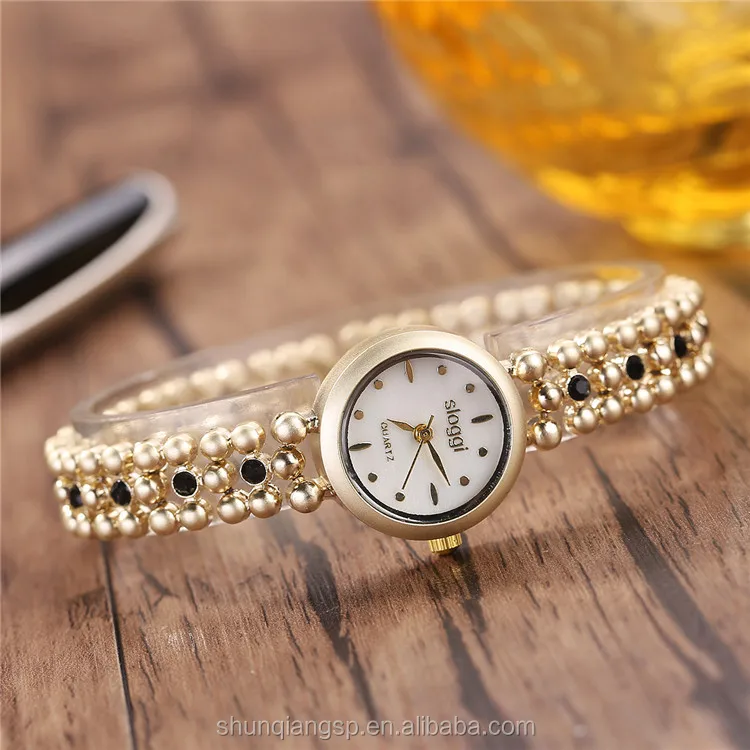 Wholesale New Design Fashion Lady Alloy Bracelet Watch