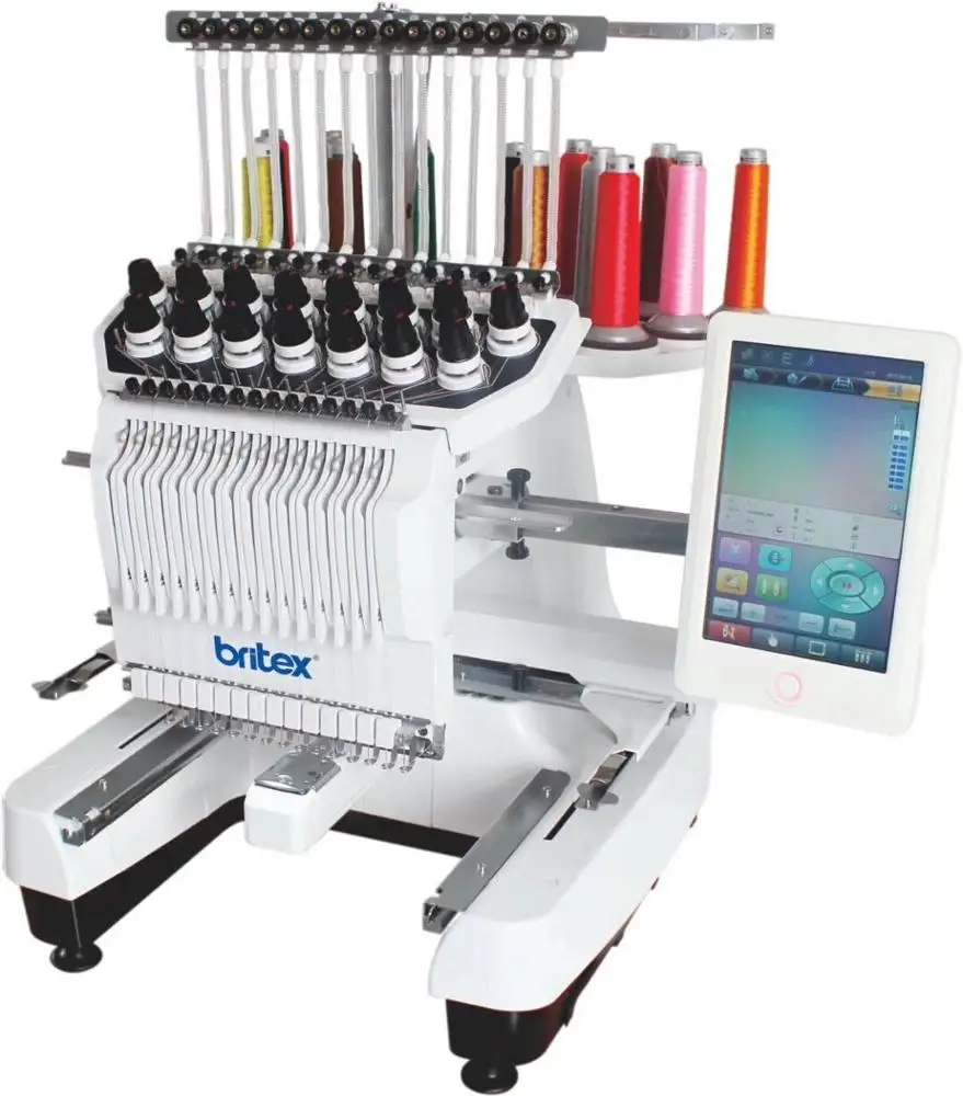
BR-3620 Single Head 15 Needles China Flat T-shirt Hat Embroidery Machine Computerized Embroidery Machine 