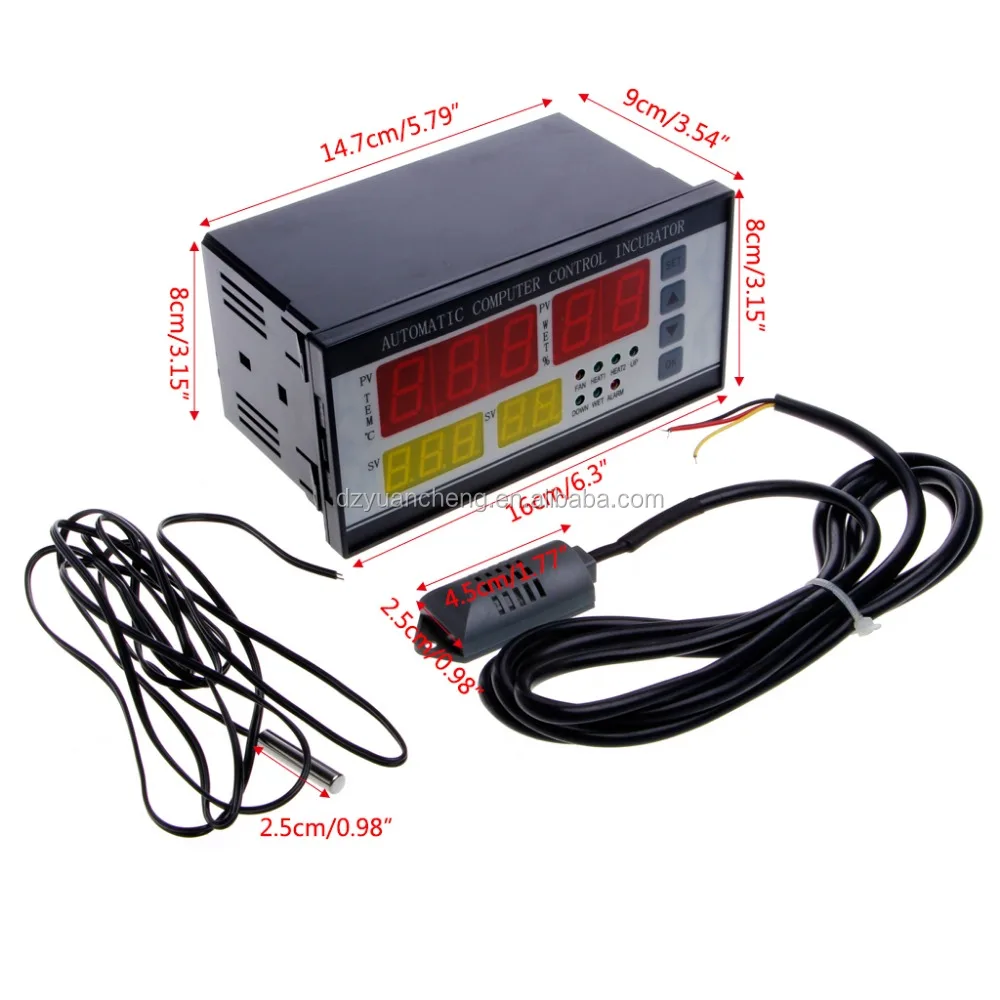 Digital Thermostat incubator Temperature Controller sensor controller with sensor for incubator accessory