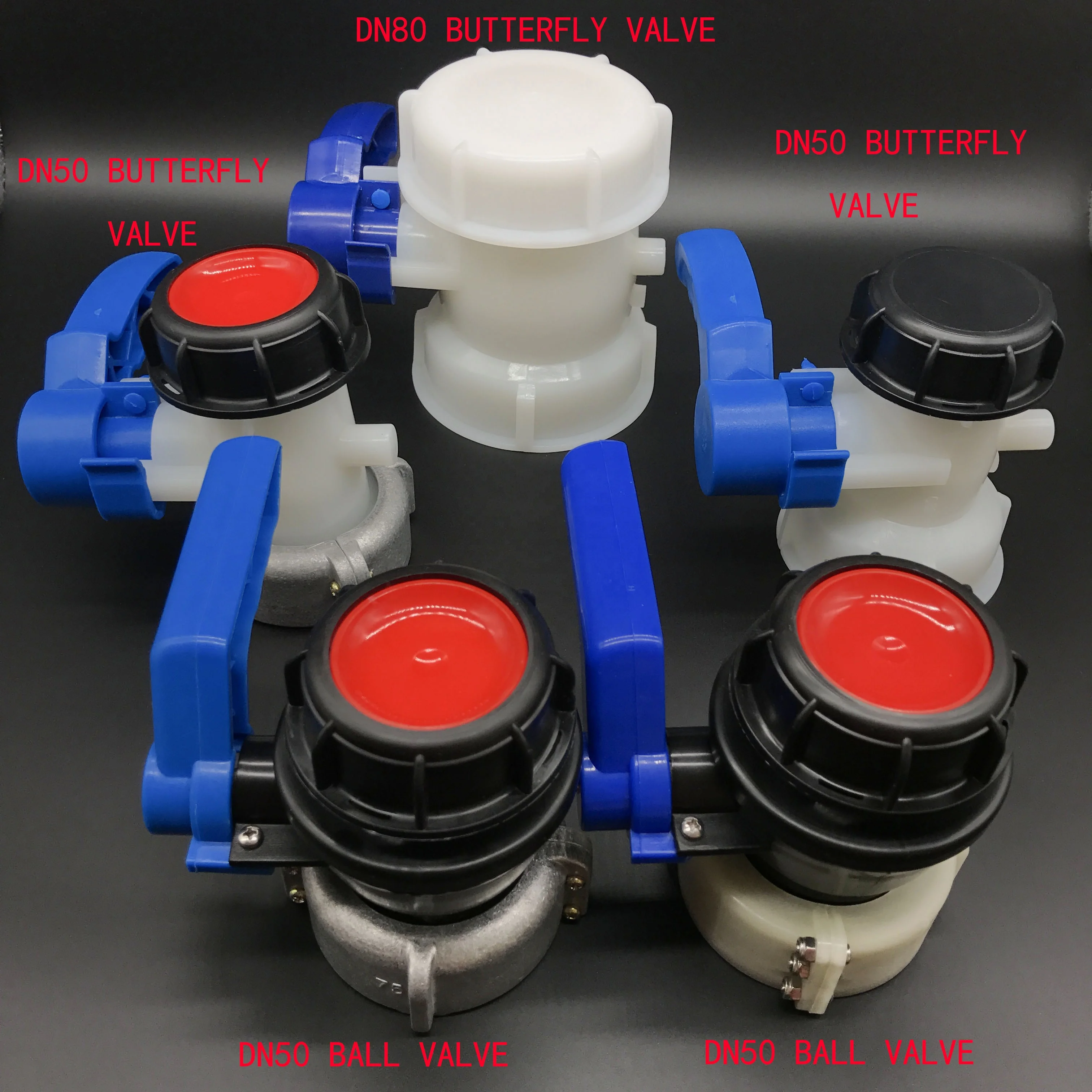 china factory high quality DN40,DN50,DN80,ball valve,butterfly valve for ibc tank