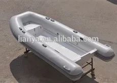 Лия 4 люди военного ребра рыбалка судно 12.5ft стекловолокна лодки корпусов для продажи