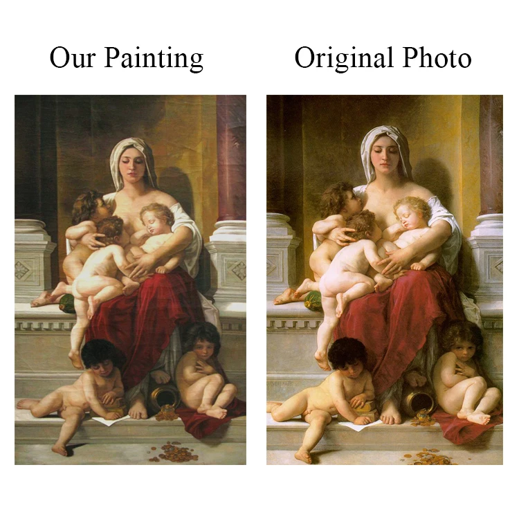 Famous Museum Quality Hand Painted Virgin Mary Reproduction Antique Wall Art Woman Portrait Paintings On Canvas