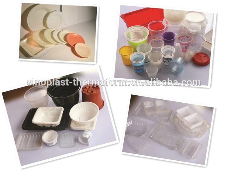 SINOPLAS Price Disposable Plastic Cup Thermoforming Making Machine