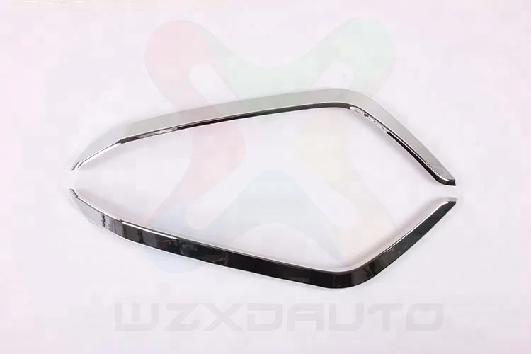 For Maruti Suzuki Swift Dzire 2017 Chrome Front Fog Head Light Cover Head Light Rim Lamp Cover Trim Lamp Molding