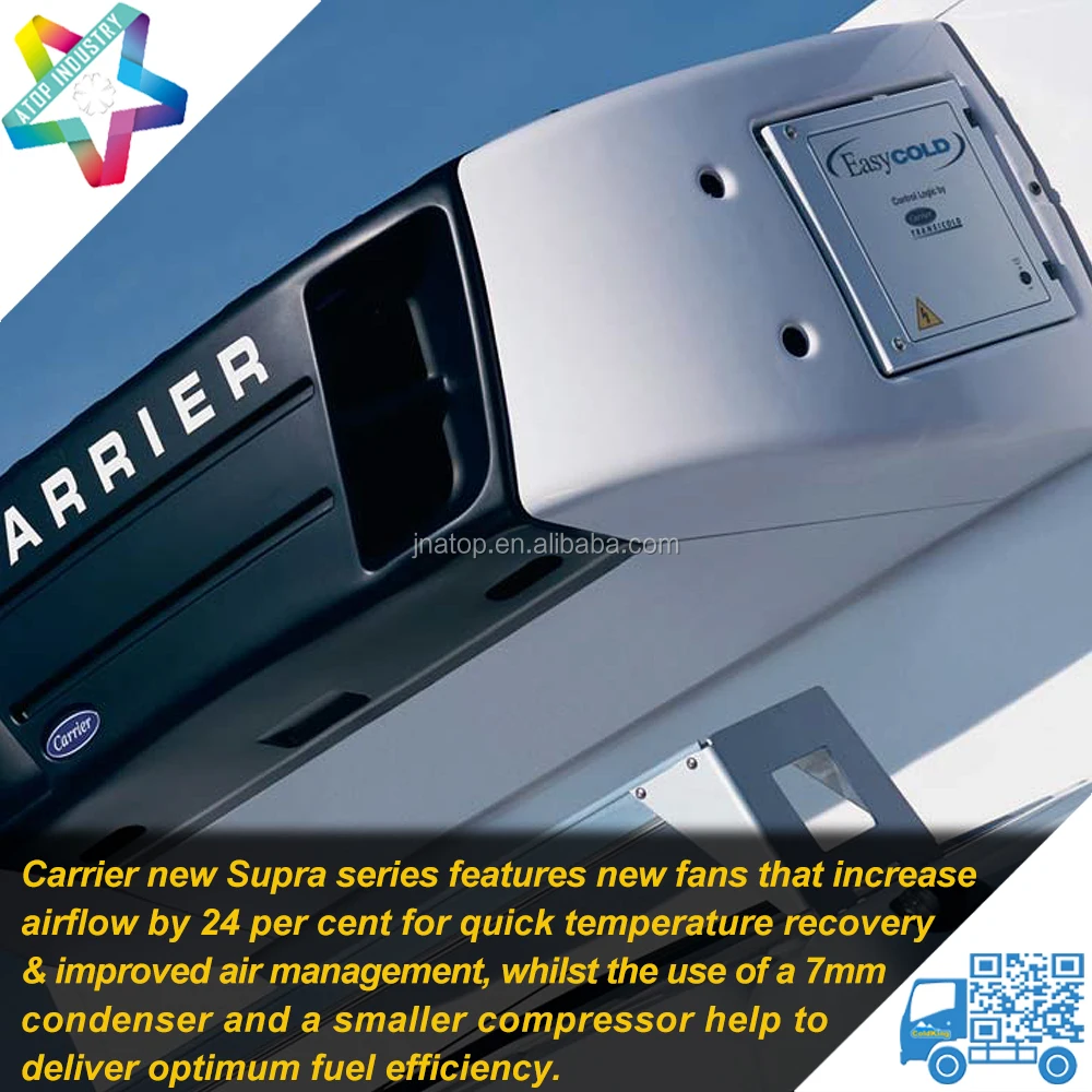 Carrier Supra range 550 750 850 truck refrigeration units for trucks carrier supra truck refrigeration units