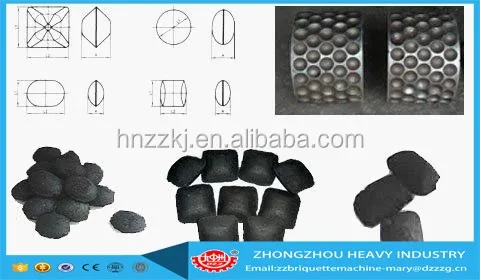 Energy saving high quality roller press coal briquetting machine