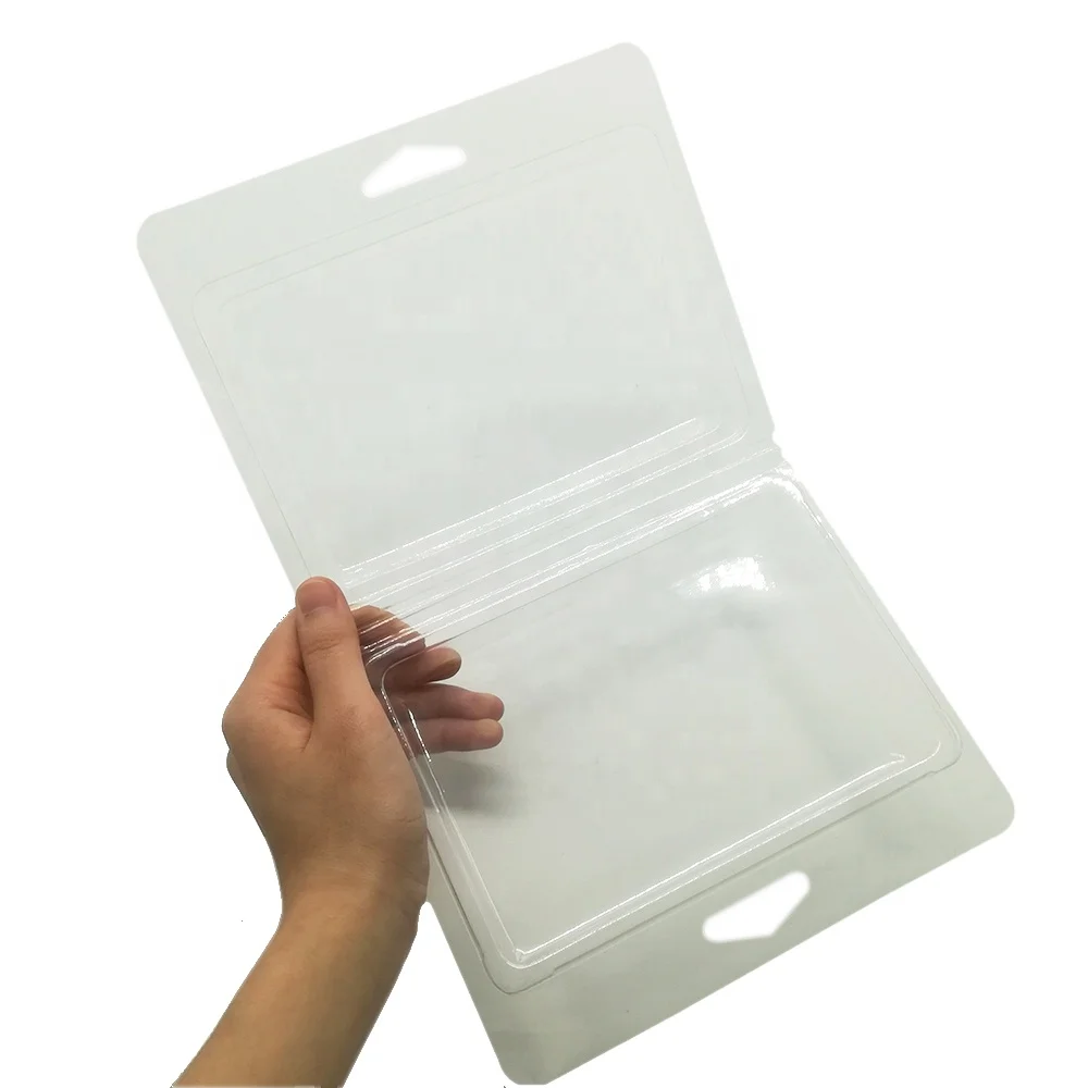 Clear PET Double Blister Clamshell Packaging Box