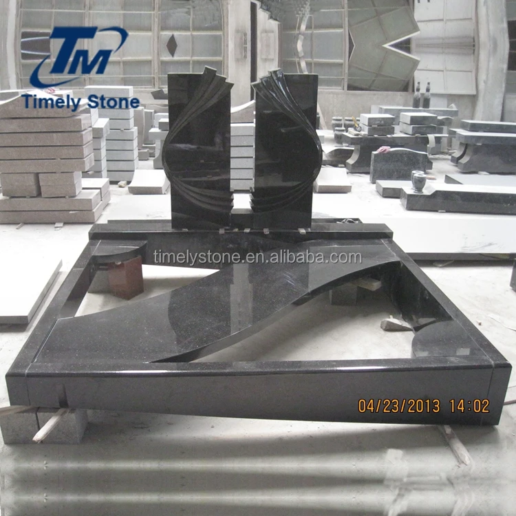 
Marble double tombstone funeral monument 