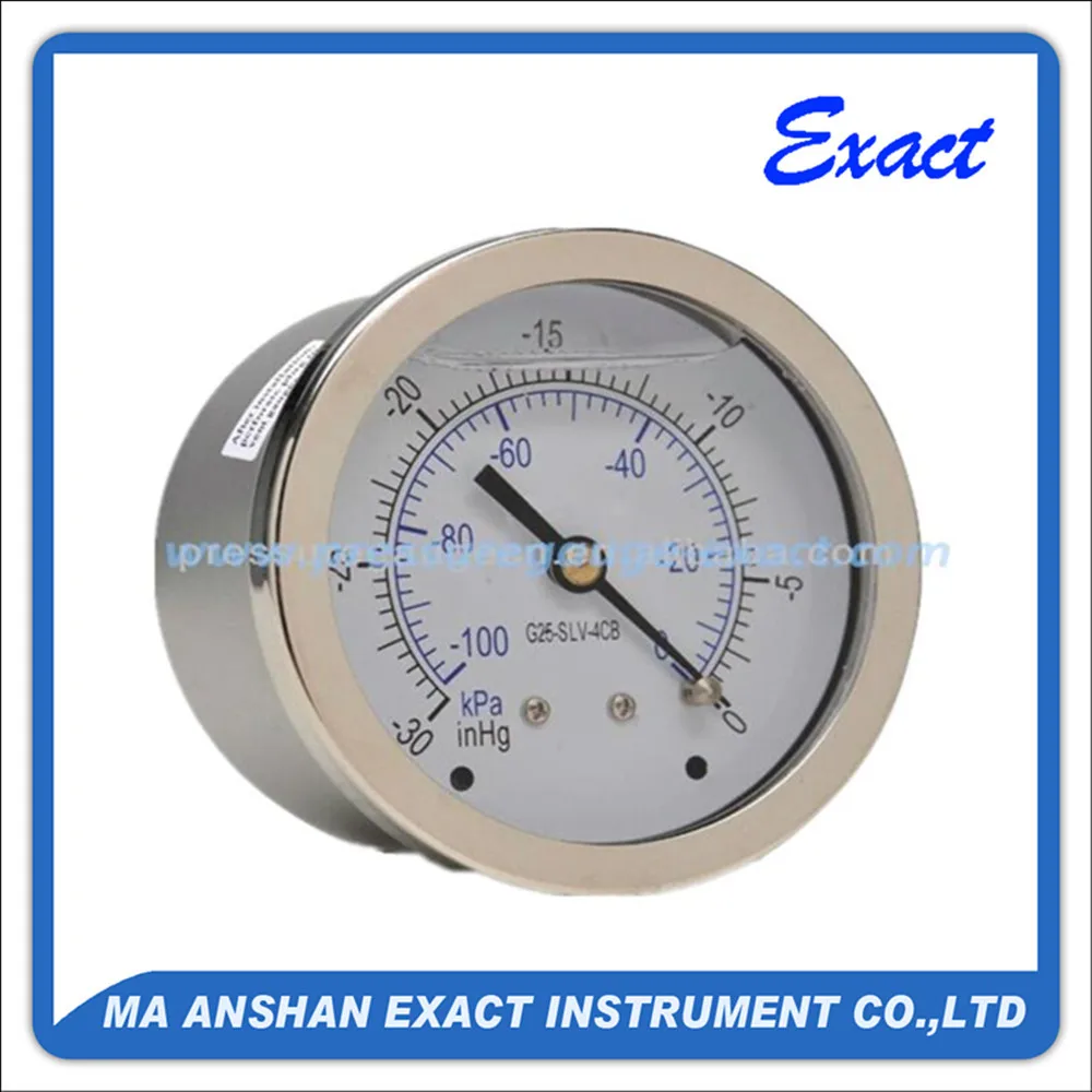 All stainless steel vacuum pressure gauge manufacturer