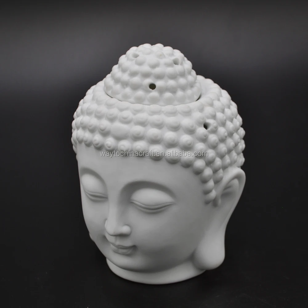 Home decoration porcelain ceramic buddha candle holder