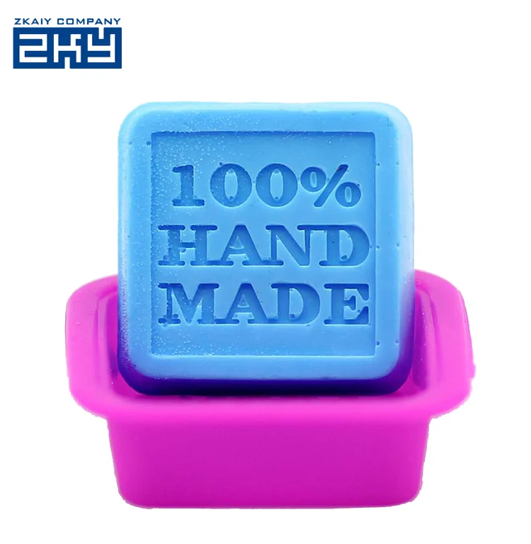 Food Grade Customized 3D 100% Hand Made Silicone Soap Mold