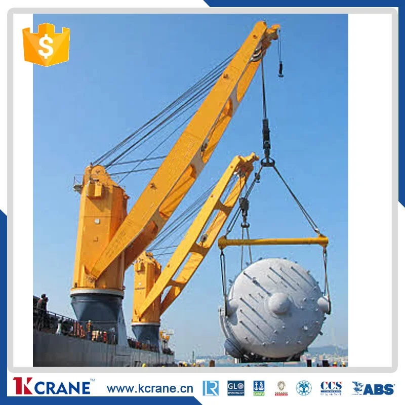 China Manufacturer Ship/Boat/Marine Luffing Cantilever Swing Arm Jib Crane