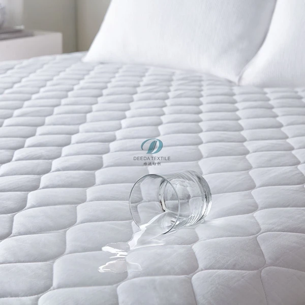 Deeda factory hypoallergenic hotel mattress pad with waterproof protectors
