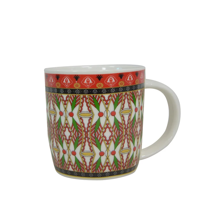 
National style coffee mug ceramic coffee travel mug antique porcelain tea mug 