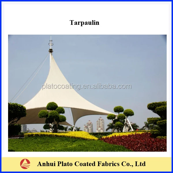 100% polyester pvc coated wholesale waterproof pvc membrane architecture fabric