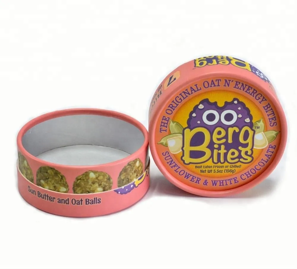 Big volume round chocolate seed food packing boxes