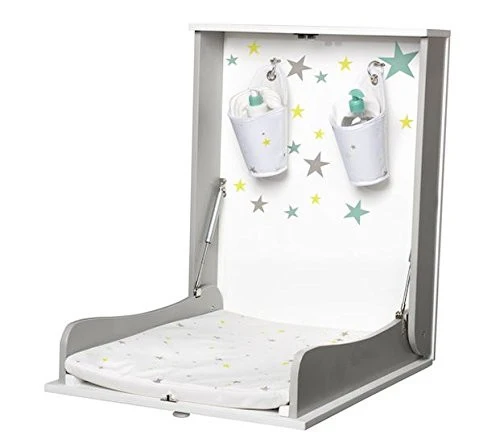 Современная Деревянная детская мебель, настенный складной детский стол для переодевания