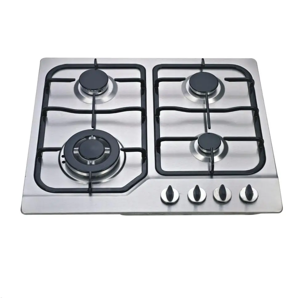 Домашняя газовая варочная панель с 4 горелками 23 дюйма (58 см) из нержавеющей стали комплект для преобразования NG & LPG верхняя печь приготовления пищи