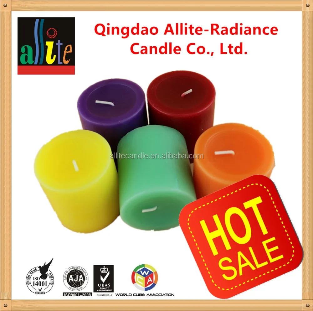 Allite Мутил цвет ароматические светящиеся handmadepillar свечи