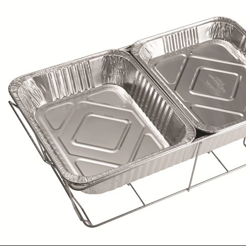 BBQ Mat Aluminum Foil Containers Packing Huge Tray lunch box home kitchen use outdoor eco-friendly