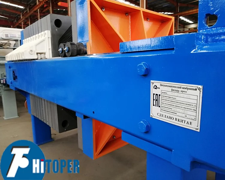 Large Capacity Membrane Filter Press With Hydraulic Compress Used for Pottery Clay