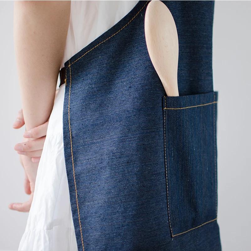 
waiter apron Customized Fashionable household kitchen butchers walmart apron for housewife apron 