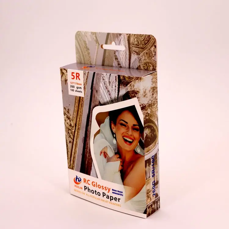 Factory Supply Hot Selling Water Resistant Fast Dry Full Color 115g A4 Glossy Photo Paper/Inkjet Photo Paper