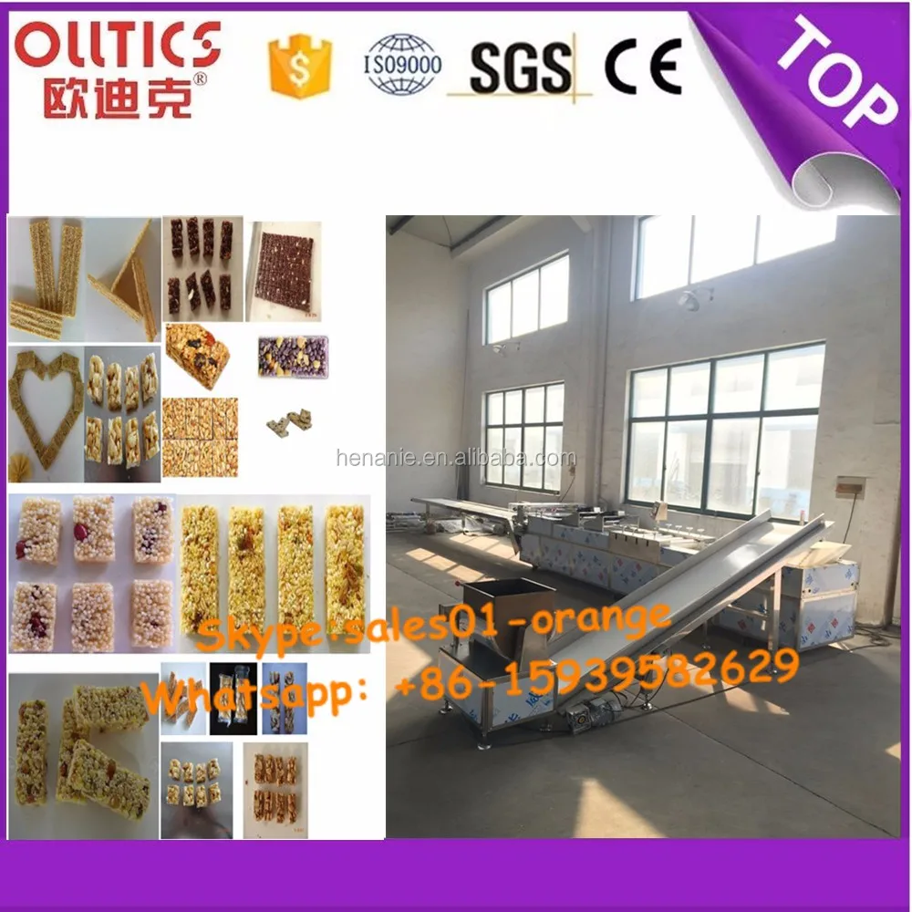 Cereal bar making machine Sesame Bar cutting machine Peanut candy bar production line