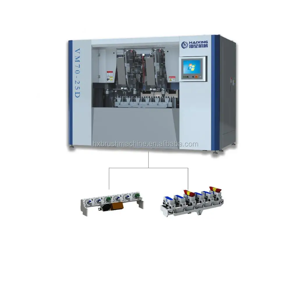 
High Speed 5 Axis 3 heads CNC Drilling and Tufting Brush Making Machine/Broom Making Machine (VM70-15D) 
