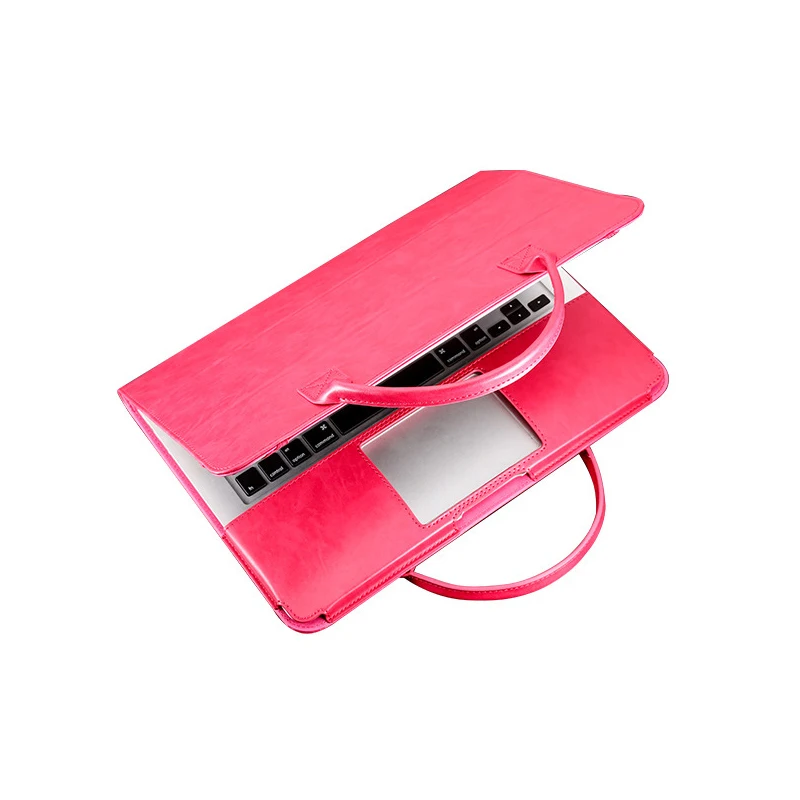 Amazon Bestseller PU Leather Case For MacBook Pro Portable Bags For laptop bag