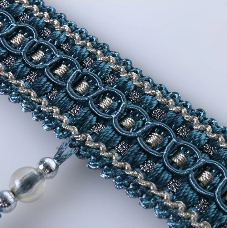 Wholesale 100% Polyester Beaded Fringe for Curtain