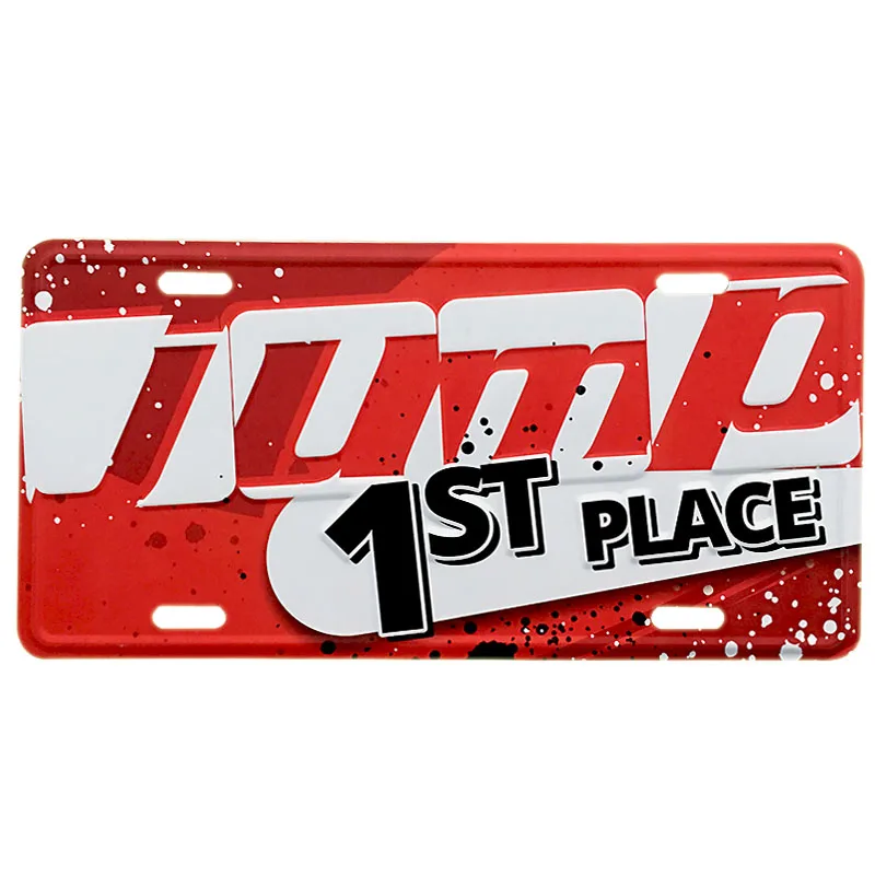 Custom Aluminum Embossed Car License Plates