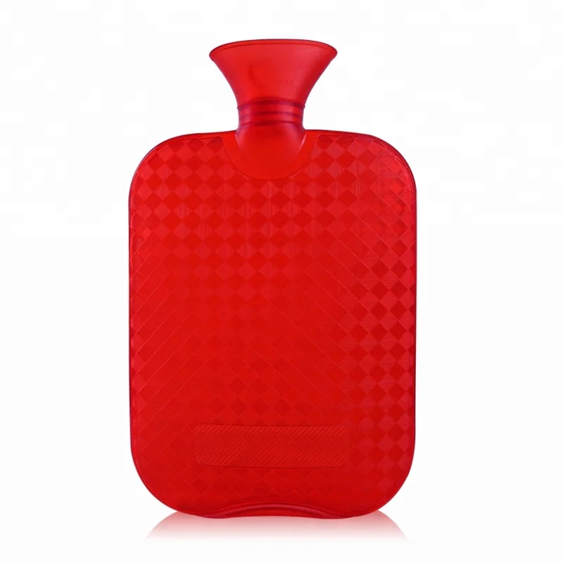 safety material 2l hot water bottle pvc  with cover anti-scald design