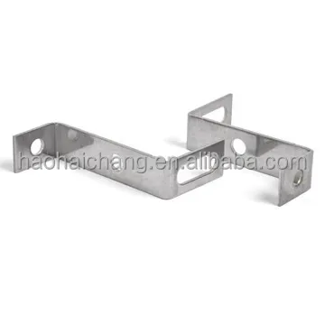 Small z shape angle bracket for heating elements