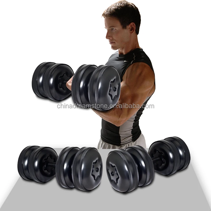 
Регулируемый набор водных гантелей для фитнеса, для деловых поездок, индивидуальная гантели для путешествий, тренажерного зала, бизнеса, дома, гантели 