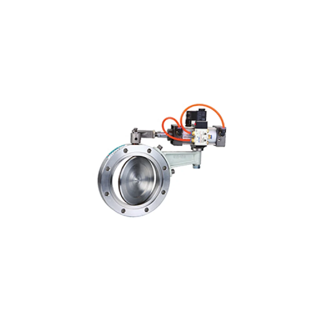 EVP high vacuum Pneumatic and Electric butterfly valve