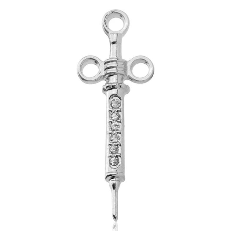  YK New Design Latest Innovative Products Gold And Silver Rhinestone Brooch Medical