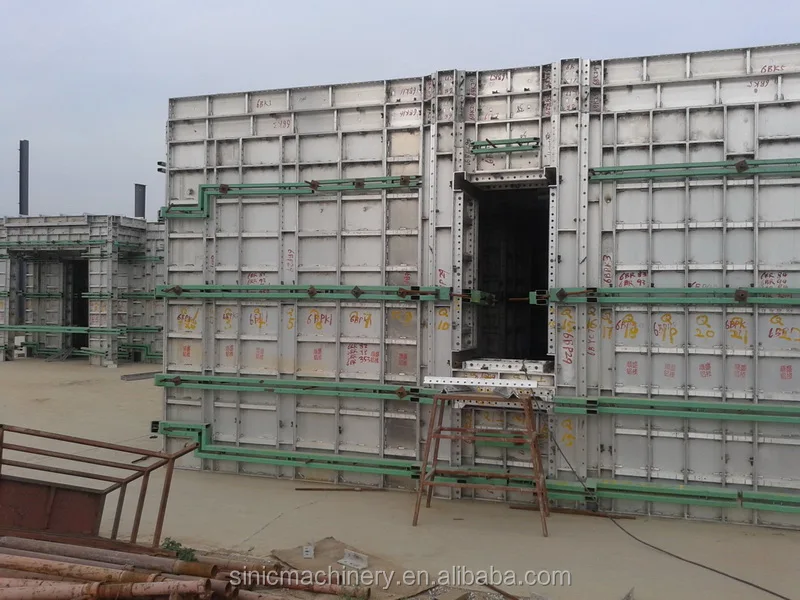 aluminium formwork panels for concrete casting building