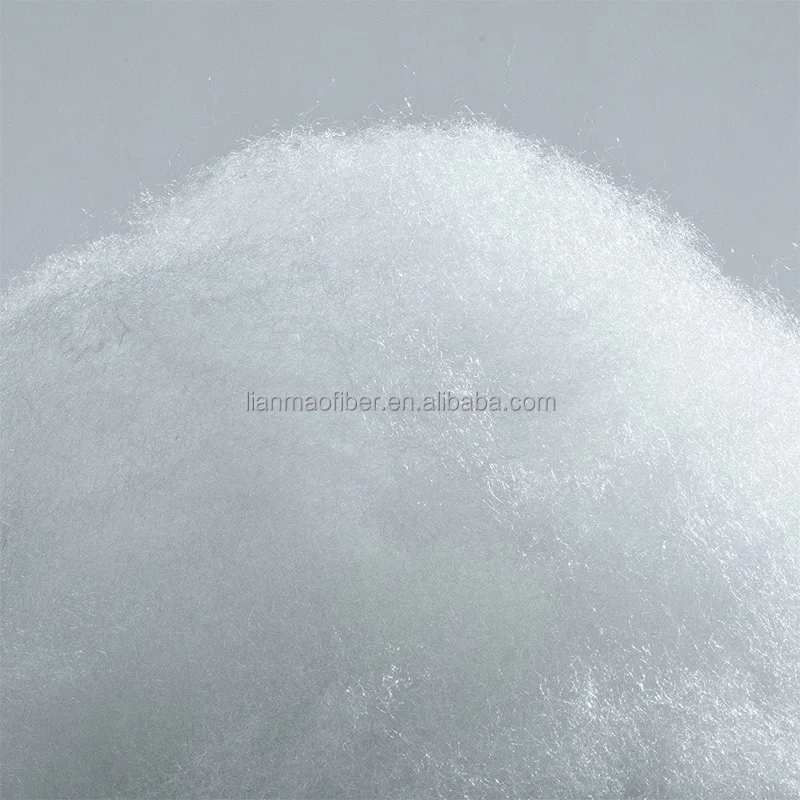 7D*64MM Super White Polyester Fiber For Filling Pillow Or Toys
