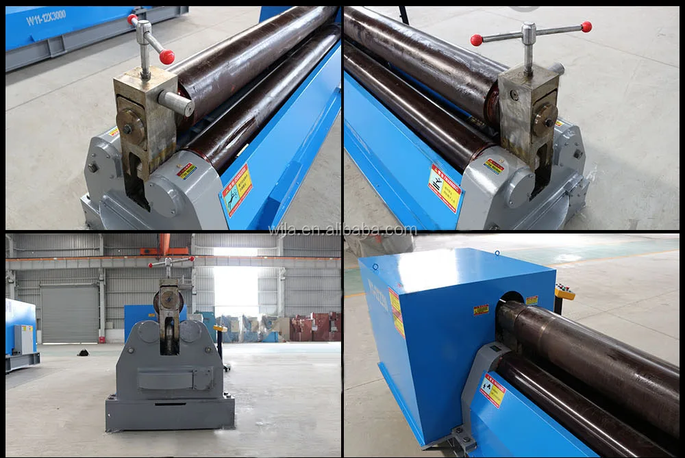 WILACNC ISOCE W11 series 16mm 2500mm Plate Roll Bending Mechanical Machine ,Roll Bending Factory Direct Sale
