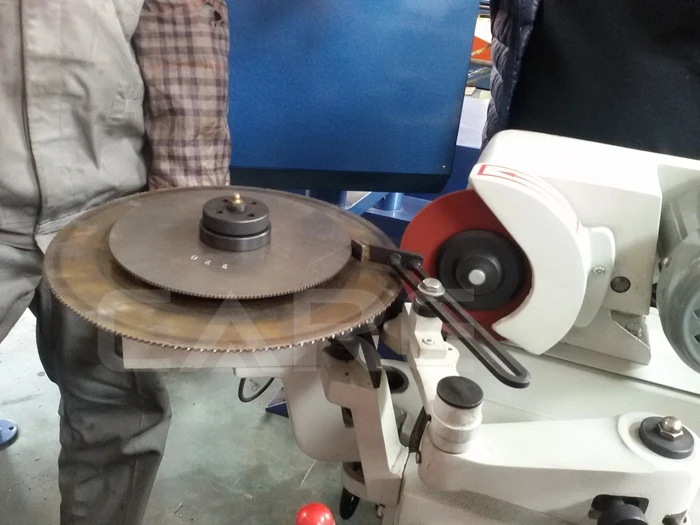 MSG-450 HSS metal circular saw blade tooth-making coping machine