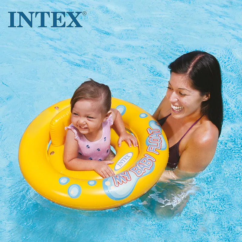 Intex 59574 inflatable baby safety swimming float seat pool chairs