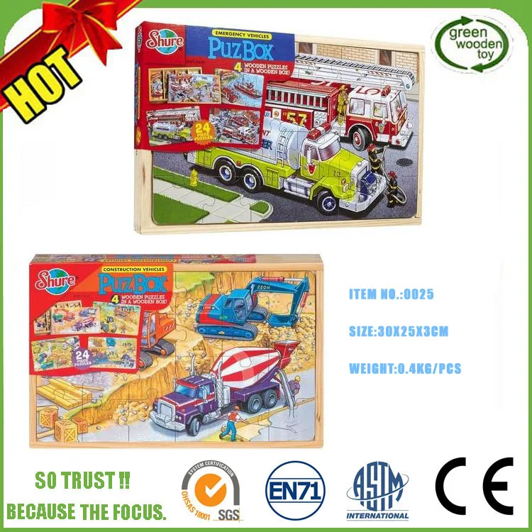 Деревянный игрушечный пикап деревянная игрушечная тележка