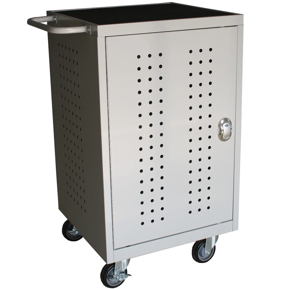 tablet mobile device storage and charging cart