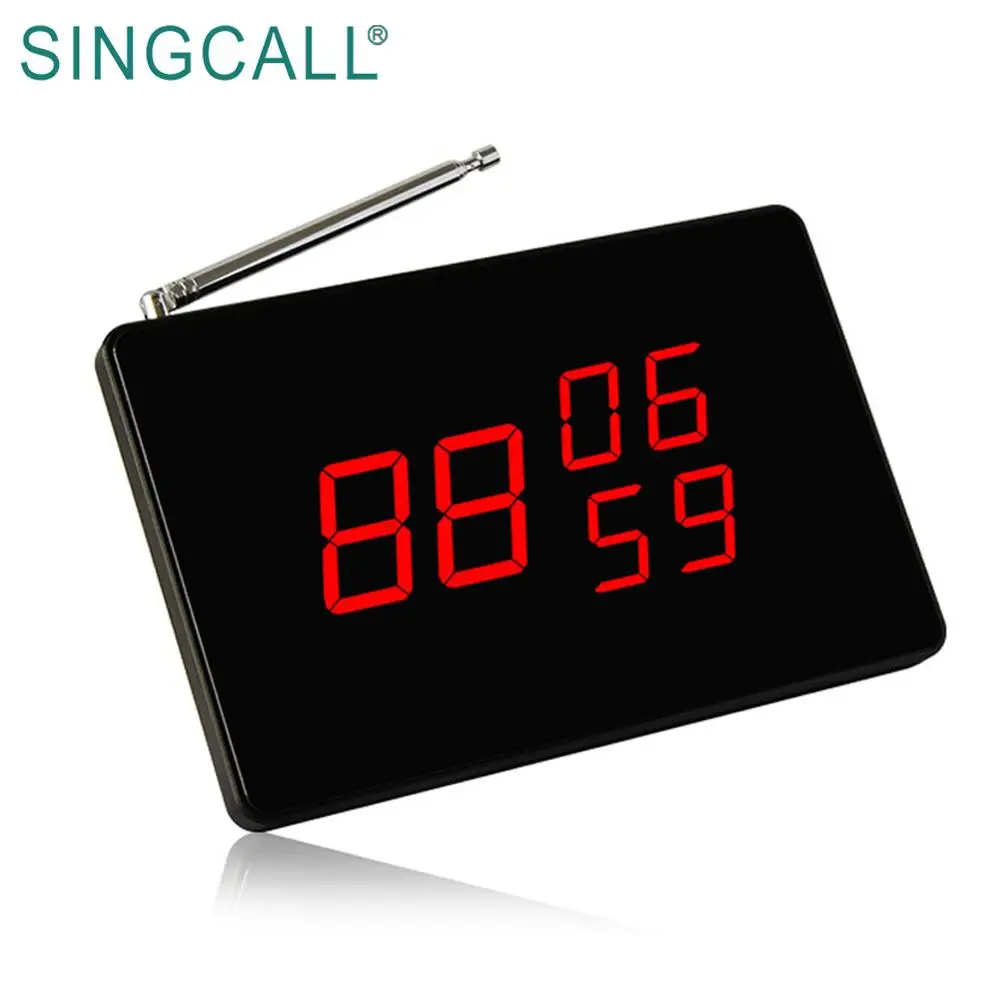 Беспроводной пейджер с системой вызова официанта SINGCALL для ресторанов и