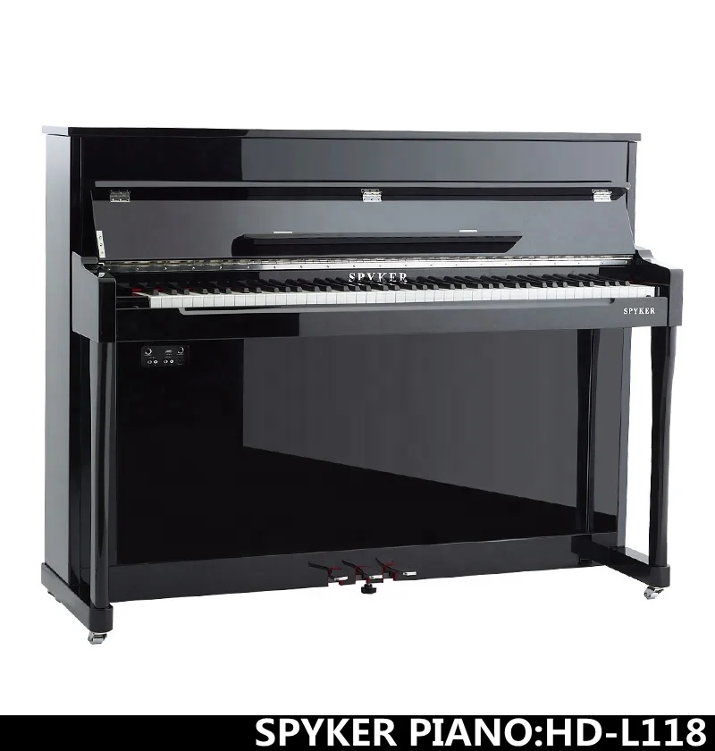 SPYKER High Quality Black Polish Upright Digital Piano HD-L118