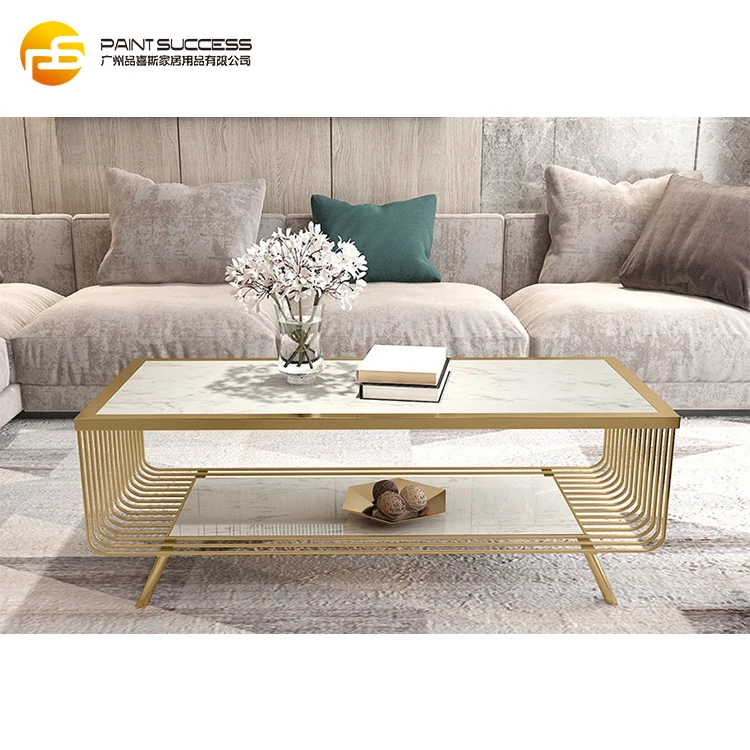 custom marble top stainless steel coffee table, glass and marble base coffee table, travertine marble coffee table