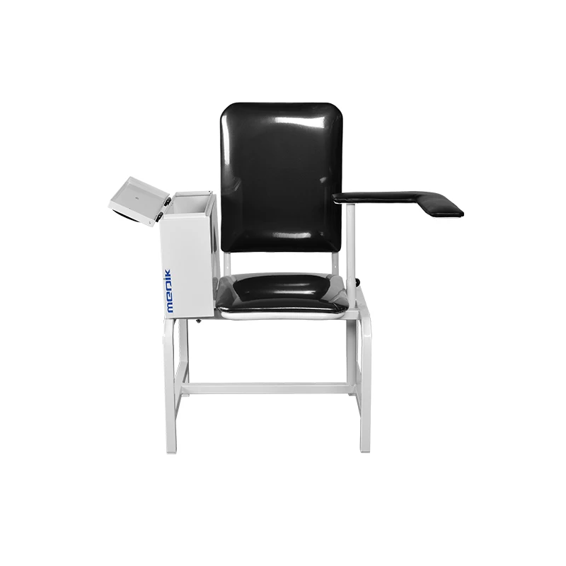 Medik Hospital Medical Folding Height Adjustable Power Reclining Blood Draw Chair Equipment Cost With Drawer