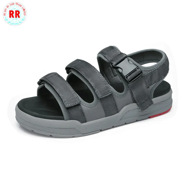 Custom design logo Wholesale Men Sports Sandals Breathable Sport Beach Sandals for men