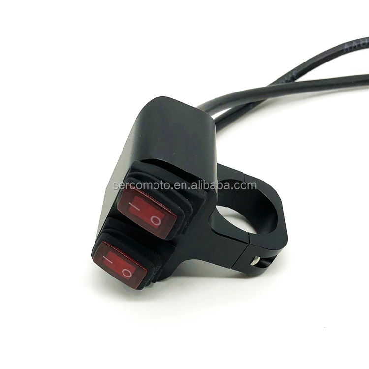 High Quality IP68 water proof Motorcycle Handle Switch Spot light LED On Off Switch